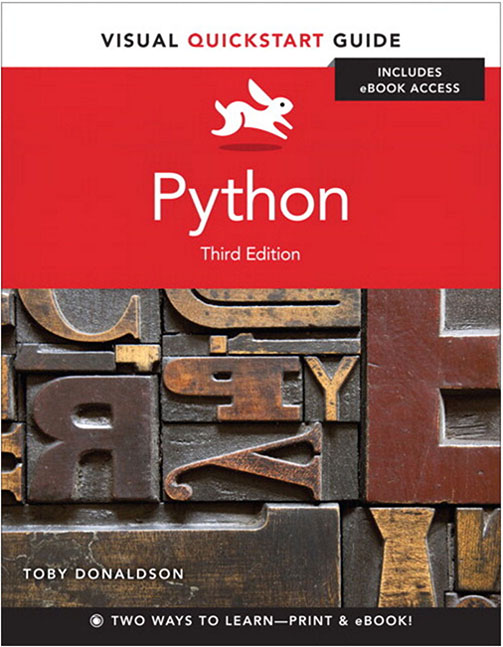 Python: Visual QuickStart Guide
3rd Edition